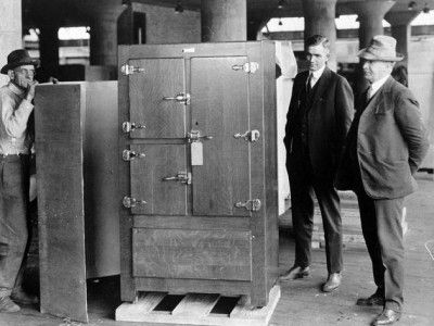 Vintage refrigerator