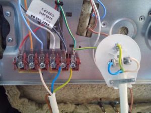 Kabel för anslutning av elspis