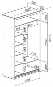 Cabinet drawing.