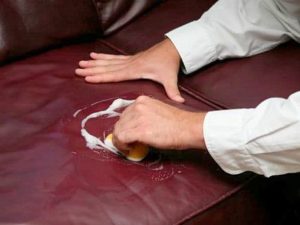 How to clean blood from a sofa