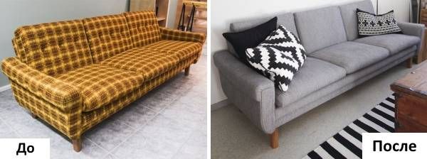 How to reupholster a sofa with your own hands step by step