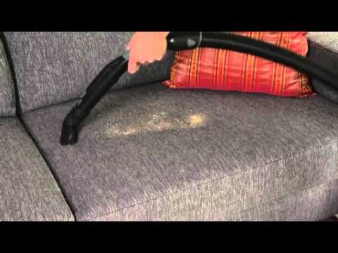 Clean your sofa with a steam cleaner