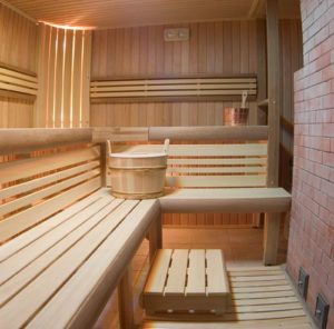 Riiulid saunas