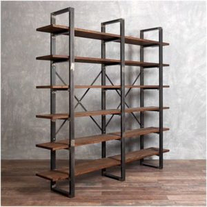 Do-it-yourself shelves made of profile pipes