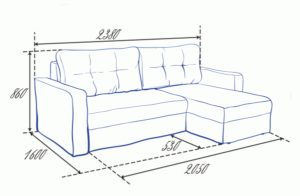 DIY corner sofa assembly