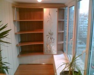 Wardrobe on the balcony