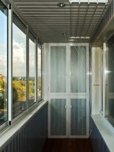 Wardrobe on the balcony