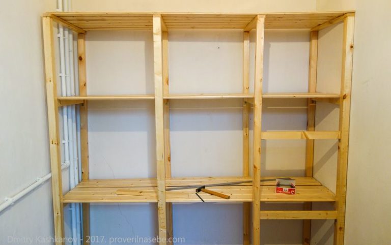 How to make a rack from timber with your own hands: drawings