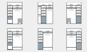 Options for filling sliding wardrobes