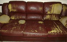 what does a worn out sofa look like?