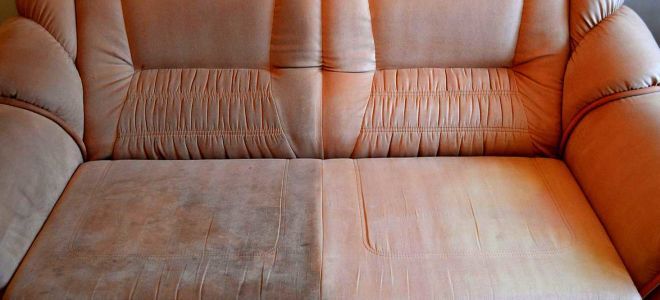 brushed leather sofa