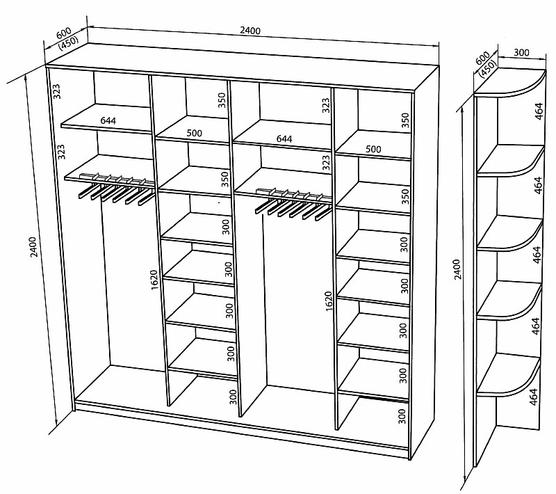 dressing room plan