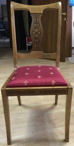 removing chair upholstery