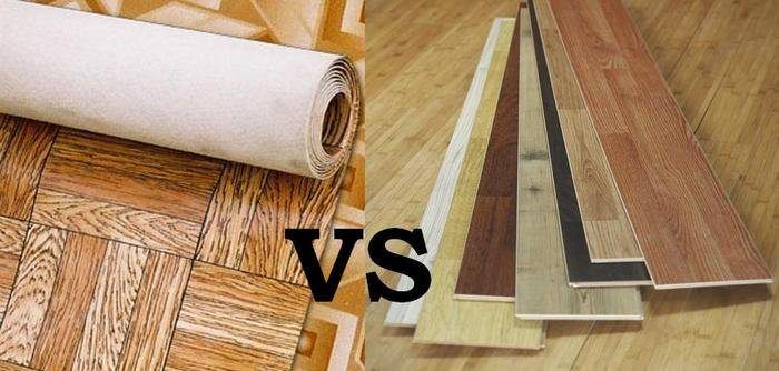 differences between laminate and linoleum