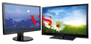 What is the difference between a monitor and a TV?