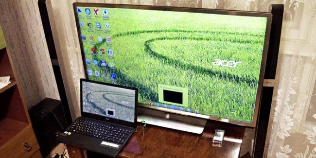 How to connect a laptop to a TV using Bluetooth.