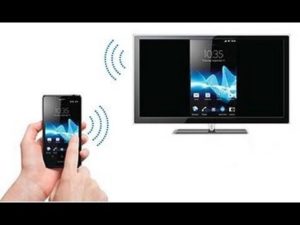 How to connect a smartphone to a TV.