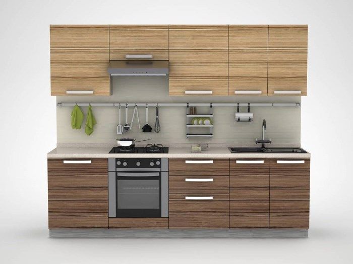 Laminated chipboard for kitchen units