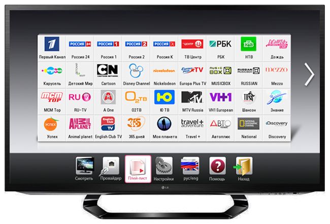 LG smart TV.