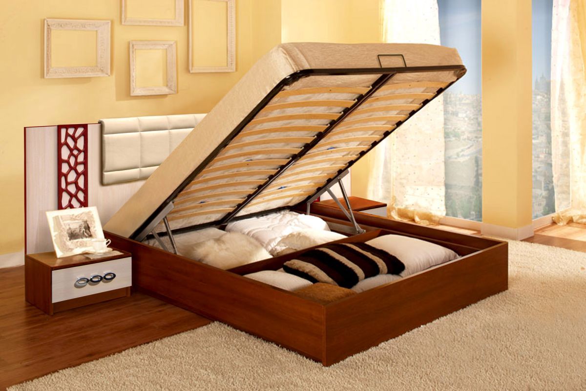 The slats provide ventilation to the mattress.