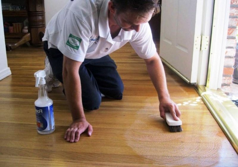 Remove super glue from linoleum