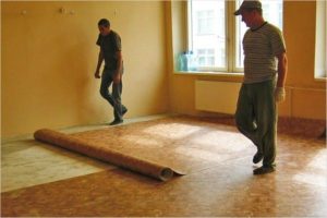 preparation of linoleum