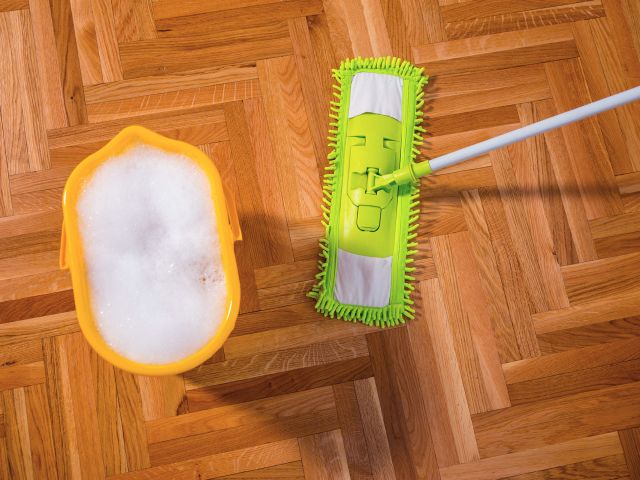 Remove super glue from linoleum