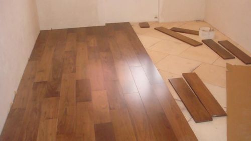 laminate in the room