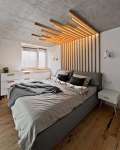 wooden headboard option