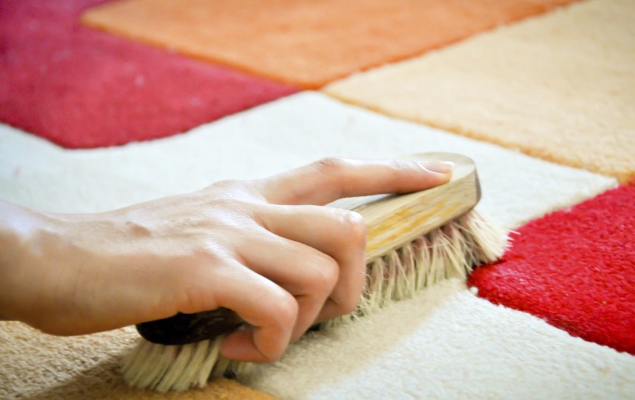 Refresh the carpet at home