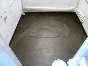 The process of waterproofing a bathroom floor