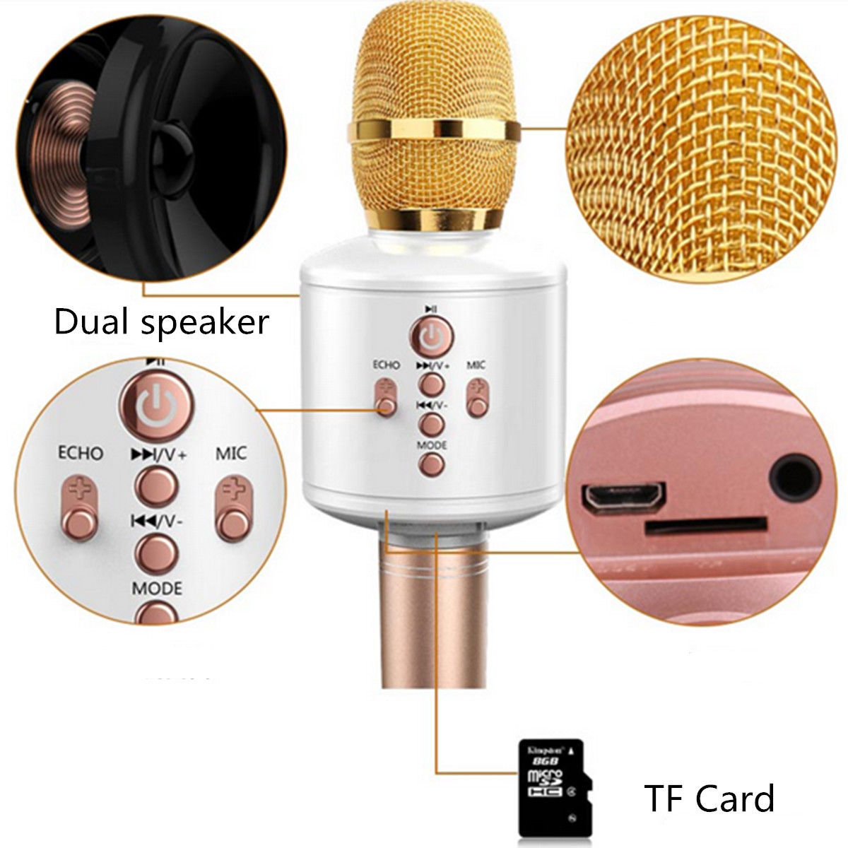 Karaoke microphone model.