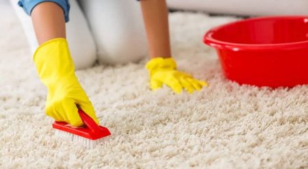 How to clean a carpet with baking soda 5