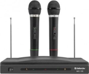 Wireless microphones for TV.