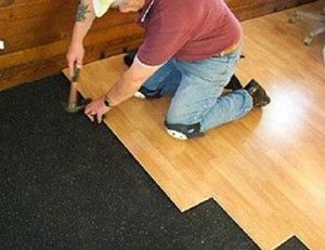 Soundproofing the floor in an apartment under laminate