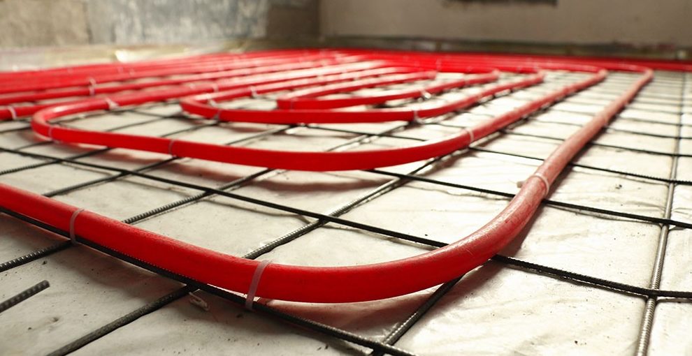 Do-it-yourself warm water floor under tiles