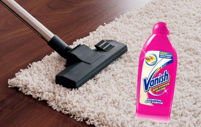 how to clean a carpet with vanish