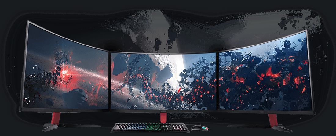 Monitor brightness and contrast for gaming.