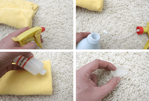 Refresh the carpet at home