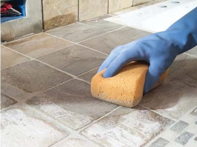 Remove primer from floor tiles