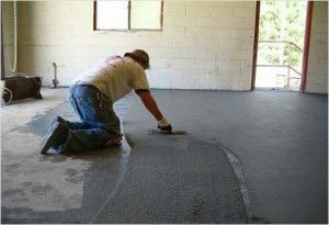 concrete floor