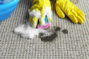 remove iodine from carpet