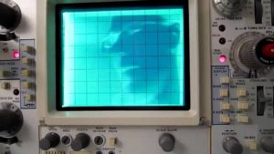 oscilloscope from an old monitor