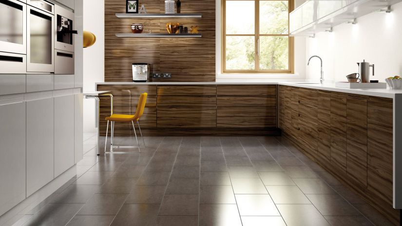 Choosing floor tiles for the kitchen 