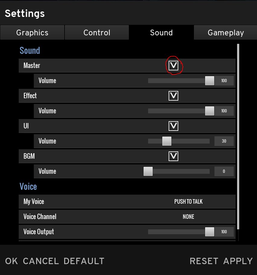 in-game settings