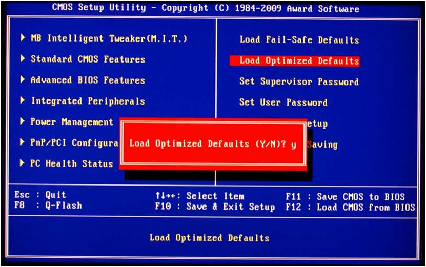 how to enable bios if the keyboard does not work