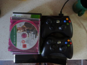 Where is the l button on the Xbox 360 joystick?