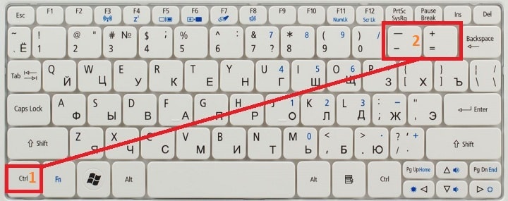 How to zoom out the screen on your keyboard