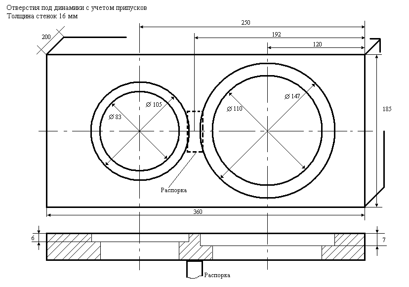 Making a drawing for the column