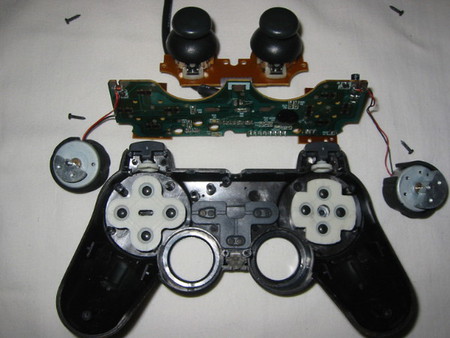 Disassemble the joystick